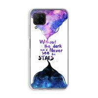 Stars quote: Huawei P40 Lite Transparant Hoesje