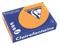 Clairefontaine 1878C papier voor inkjetprinter A4 (210x297 mm) 500 vel Oranje - thumbnail