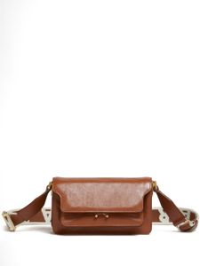 Marni sac porté épaule Trunk Soft E/W - Marron