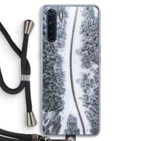 Snøfall: Oppo A91 Transparant Hoesje met koord Snøfall: Oppo A91 Transparant Hoesje met koord