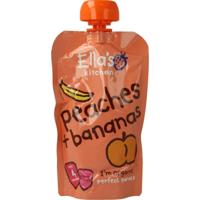 Ella&apos;s Kitchen Peaches & bananas 4 maand knijpzak