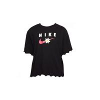 T-Shirt met Korte Mouwen voor kinderen TEE ENERGY BOXY FRILLY Nike DO1351 Zwart - Maat: L