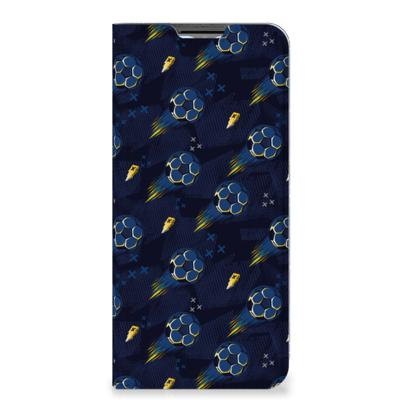 Hoesje met Magneet voor OPPO A54s | A16 | A16s Voetbal Hoesje met Magneet voor OPPO A54s | A16 | A16s Voetbal