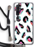 Cheetah color: Xiaomi Mi Note 10 Transparant Hoesje met koord