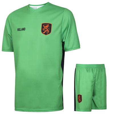 Nederlands Elftal Keeperstenue - Eigen Naam - Groen - Kind en Volwassenen