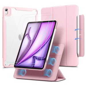 iPad Air 13" (2024) Rebound Hybrid Protection Bundle - Pink