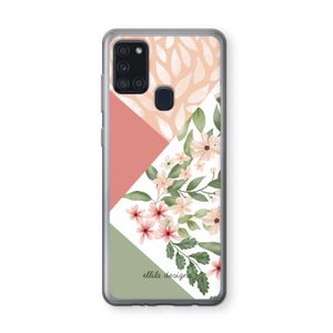 Sweet heaven geometrics: Samsung Galaxy A21s Transparant Hoesje