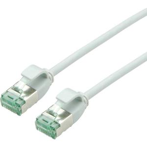 roline recycled material RJ45 (cross) Netwerkkabel Aansluitkabel CAT 6A U/FTP 5 m Grijs