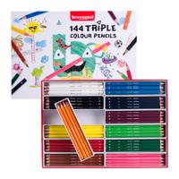 Bruynzeel Triple kleurpotlodenset - 12 x 12 kleuren