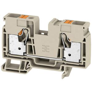 Weidmüller 2494000000 Doorgangsserieklem 12 mm Push-In-klem Beige 20 stuk(s)