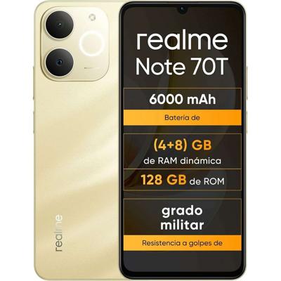 Smartphone Realme NOTE 70T 4 GB RAM 128 GB 6,74" Unisoc Gouden