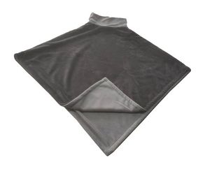 Poncho Kruisem  double face 80x80 grey