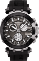 Horlogeband Tissot T1154172706100 / T603041963 Rubber Zwart 23mm