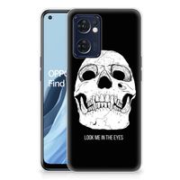 Silicone Back Case OPPO Reno 7 5G | Find X5 Lite Skull Eyes - thumbnail