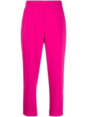 P.A.R.O.S.H. pantalon fuselé à taille élastiquée - Rose