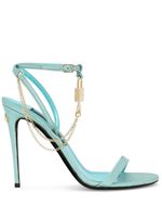 Dolce & Gabbana Keira leather sandals - Bleu - thumbnail