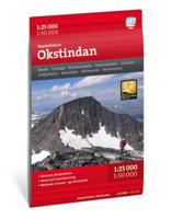 Wandelkaart Hoyfjellskart Okstindan | Calazo Wandelkaart Hoyfjellskart Okstindan | Calazo