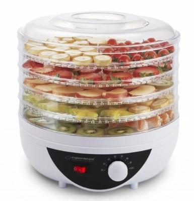 Esperanza EKD002 voedseldroger Zwart, Transparant, Wit 250 W