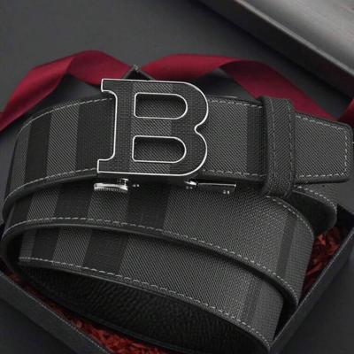 Bon&Bon Heren Riem Zwart - Zakelijke Automatische Gesp - 125cm
