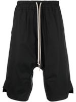 Rick Owens short de sport à lien de resserrage - Noir