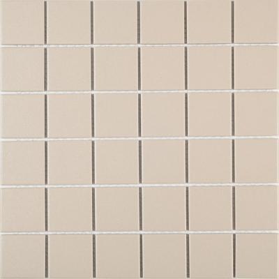Mozaïek tegels Dover Beige 5x5 Anti-slip 30,6x30,6 - Vierkant Wand en vloer Ongeglazuurd porseleinen steengoed