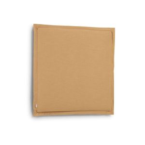 Kave Home Hoofdbord 'Tanit' 106 x 106cm, kleur Mosterdgeel
