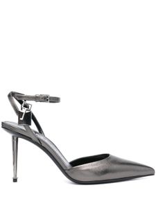 TOM FORD escarpins Padlock en cuir - Gris