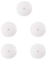 Durable Siliconen Kralen 15mm 5 stuks 009 White