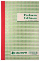 Exacompta factuurboek, ft 21x13,5 cm, tweetalig, tripli (50 x 3 vel)