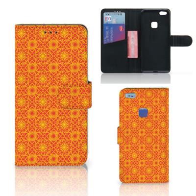 Huawei P10 Lite | Telefoon Hoesje | Batik Oranje