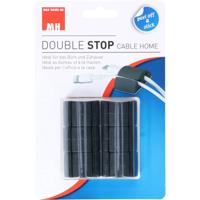 Cablehome Bevestigingselement 135352 Bundel-Ø (bereik) 8.5 mm (max) Tweegats Zwart 1 stuk(s)