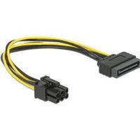 Delock 82924 Kabel Voeding SATA 15-pins > 6-pins PCI Express - thumbnail