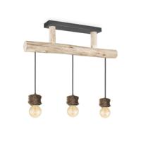 Light depot - hanglamp Furdy - 3 lichts - hout  - Outlet