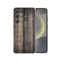 Samsung Galaxy S25 Hoesje - Steigerhout TPU Antishock