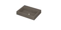 INK Wastafel Momento Quartz zonder kraangat 60 cm x 45 cm x 9 cm Quartz beton 3421400