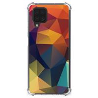Samsung Galaxy A12 Shockproof Case Polygon Color