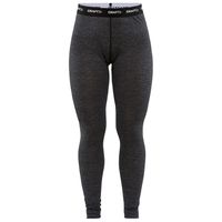 Craft Core Wool Merino lange onderbroek zwart dames S