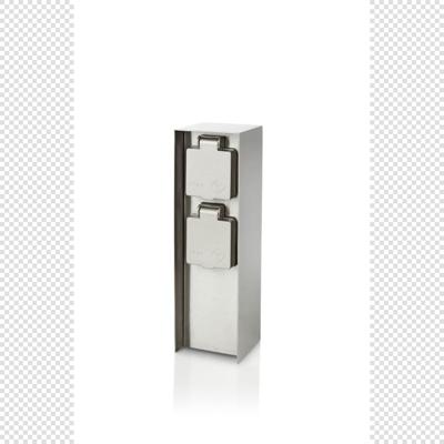 MyGarden Rock buitenstopcontact 2-voudig RVS - Philips
