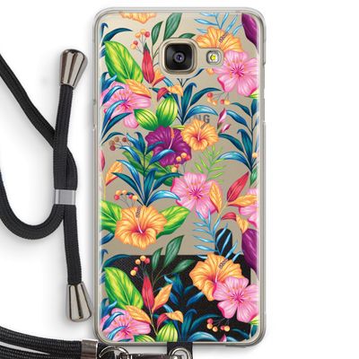 Tropisch 2: Samsung Galaxy A5 (2016) Transparant Hoesje met koord