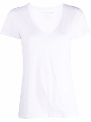 Majestic Filatures t-shirt à col v - Blanc