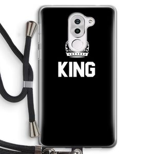 King zwart: Honor 6X Transparant Hoesje met koord