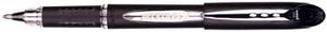 Uni-ball roller Jetstream zwart, schrijfbreedte 0,45 mm, medium schrift, schrijfpunt 1 mm, zwarte rubb...