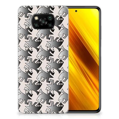 Xiaomi Poco X3 | Poco X3 Pro | TPU Hoesje | Salamander Grey
