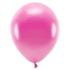 Party ballonnen - biologisch afbreekbaar - 100x - fuchsia - milieuvriendelijke feestversiering