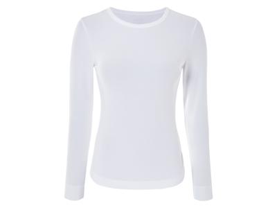 esmara Geribd dames shirt (Wit, L (44/46))