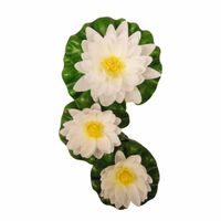 Ubbink Ubbink 3-delige Waterlelieset decoratief wit