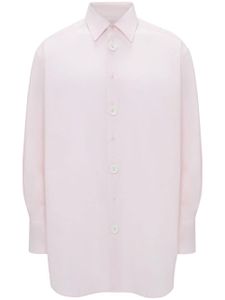 JW Anderson chemise en coton à logo brodé - Rose