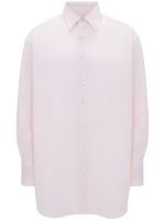 JW Anderson chemise en coton à logo brodé - Rose