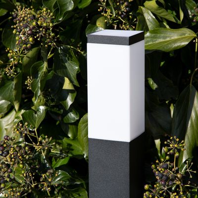 Stein zwart Tuinlamp
