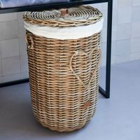 Rivièra Maison Wasmand Heart Rattan - Brown - thumbnail